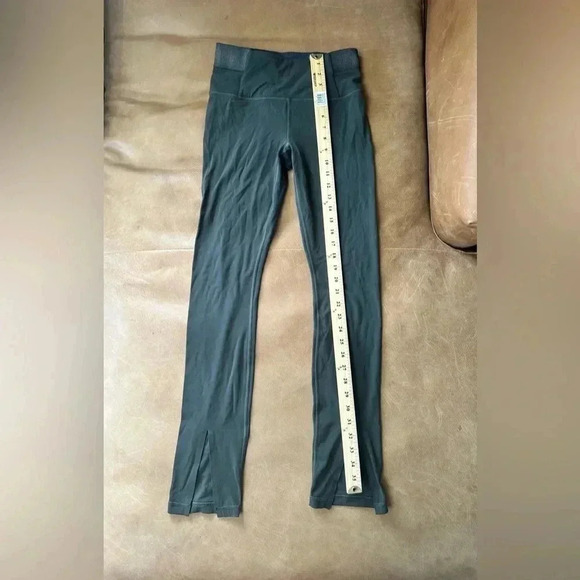 Athleta Aura Split Pant Black Olive Women’s Size Small - Picture 5 of 13